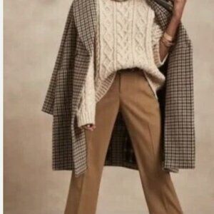 NEW!  $119 BANANA REPUBLIC Logan Trouser PANTS Size 12 Deep Camel
